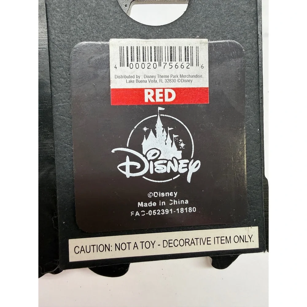 Disney Parks Minnie Mouse FigaroCat Polka Dot Magnet Photo Frame Red White Black